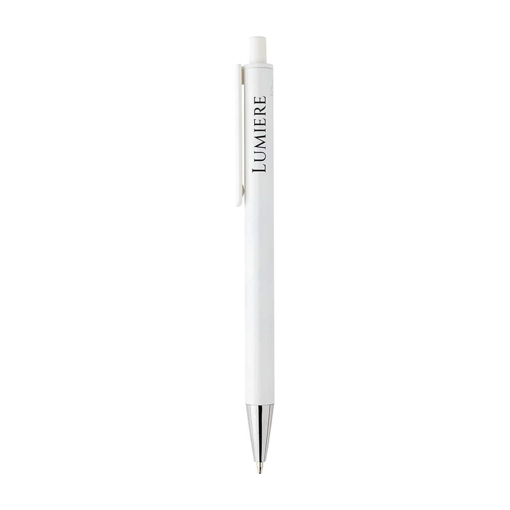 Amisk Pen in Recycled Aluminum - White - View 1
