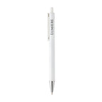 Amisk Pen in Recycled Aluminum - White - View 1
