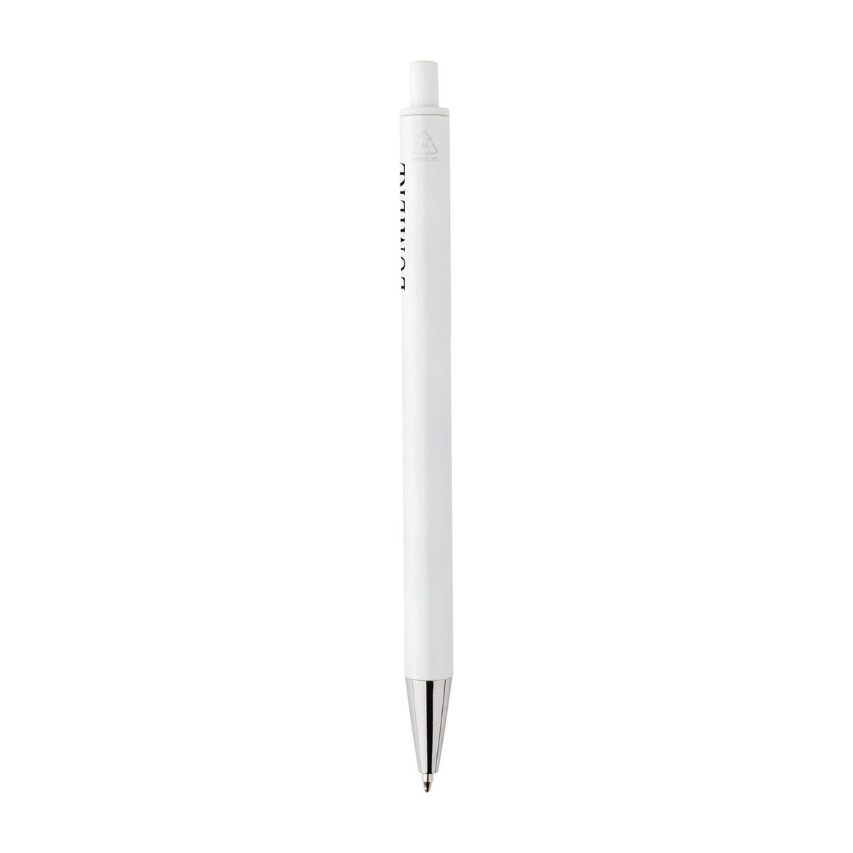 Amisk Pen in Recycled Aluminum - White - View 2