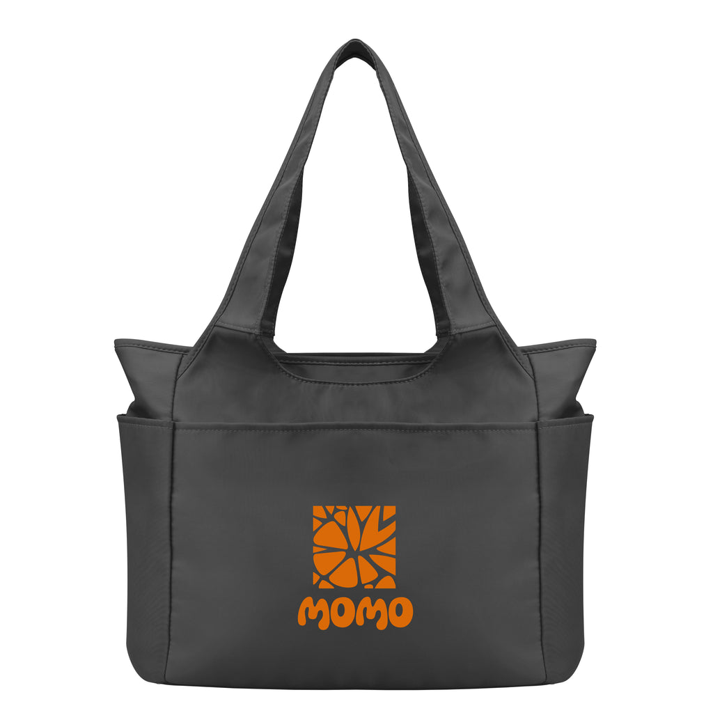 Anywhere Convention Tote Bag for Laptops - Black - Silk Screen