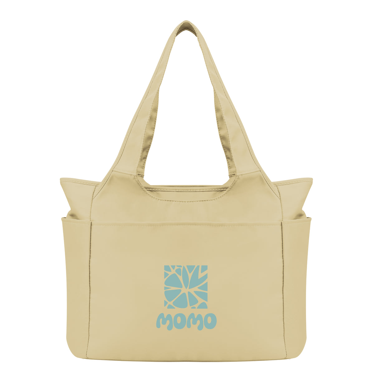 Anywhere Convention Tote Bag for Laptops - Tan - Silk Screen