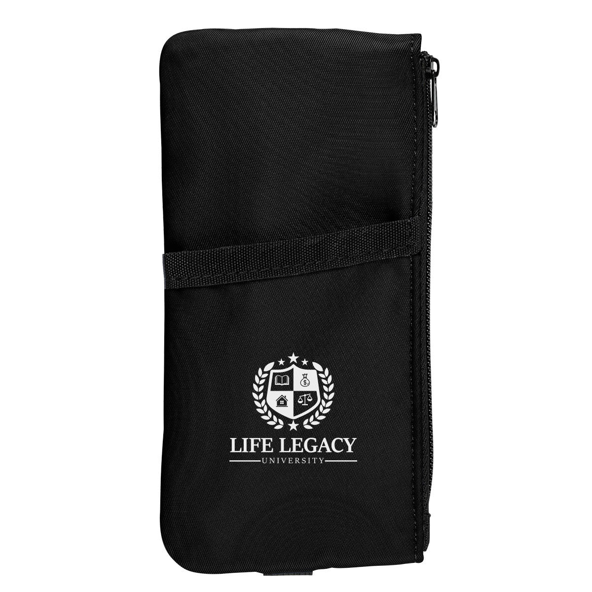 Anywhere Pouch for Notebooks and Journals - Black - Silk Screen