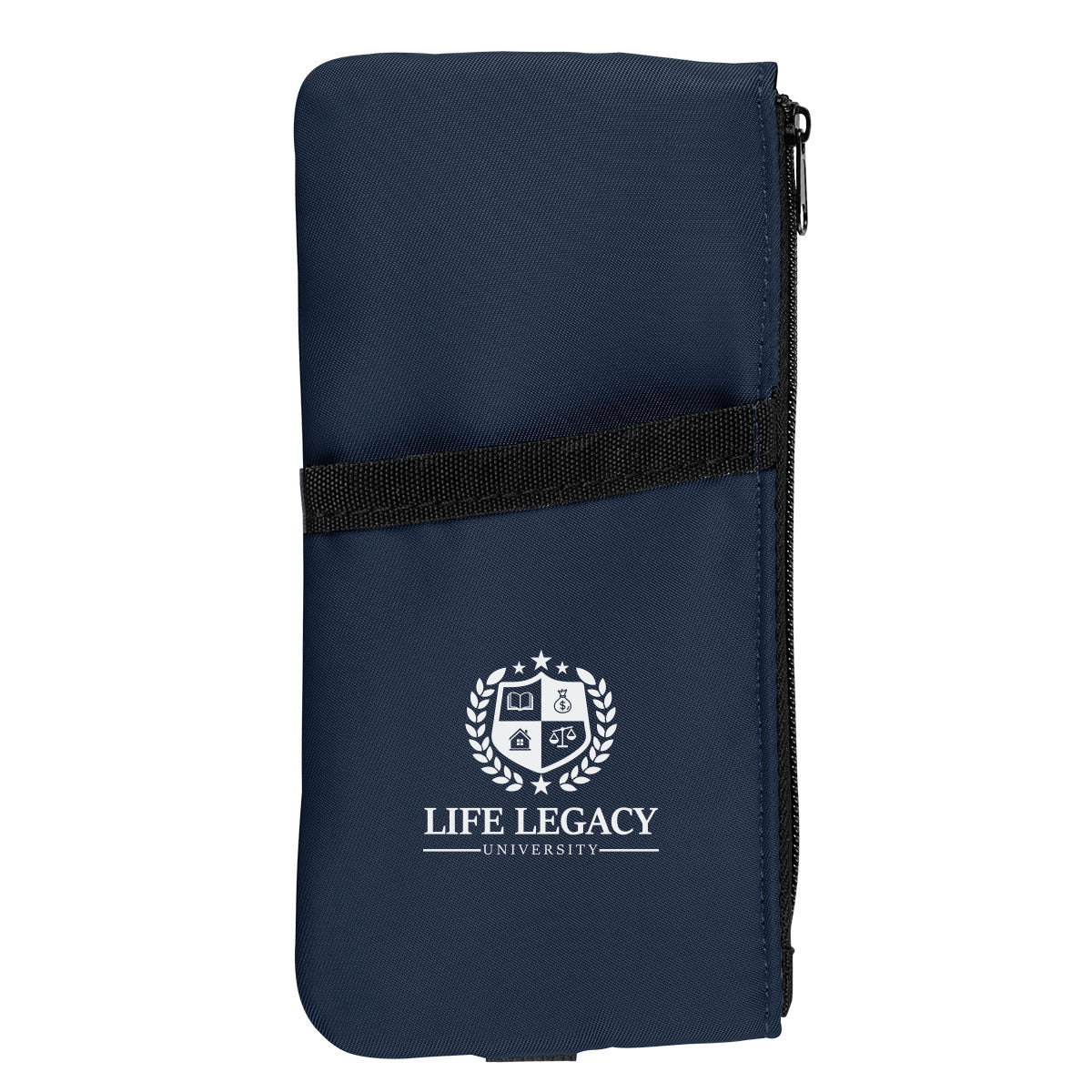 Anywhere Pouch for Notebooks and Journals - Navy - Silk Screen