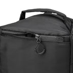 Anywhere Sport Duffel Bag and Backpack - Black - Bottom+zipper+close+up