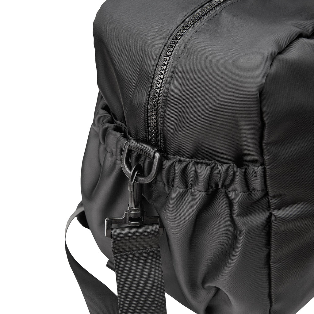 Anywhere Sport Duffel Bag and Backpack - Black - Stretch_Pocket