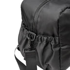 Anywhere Sport Duffel Bag and Backpack - Black - Stretch_Pocket