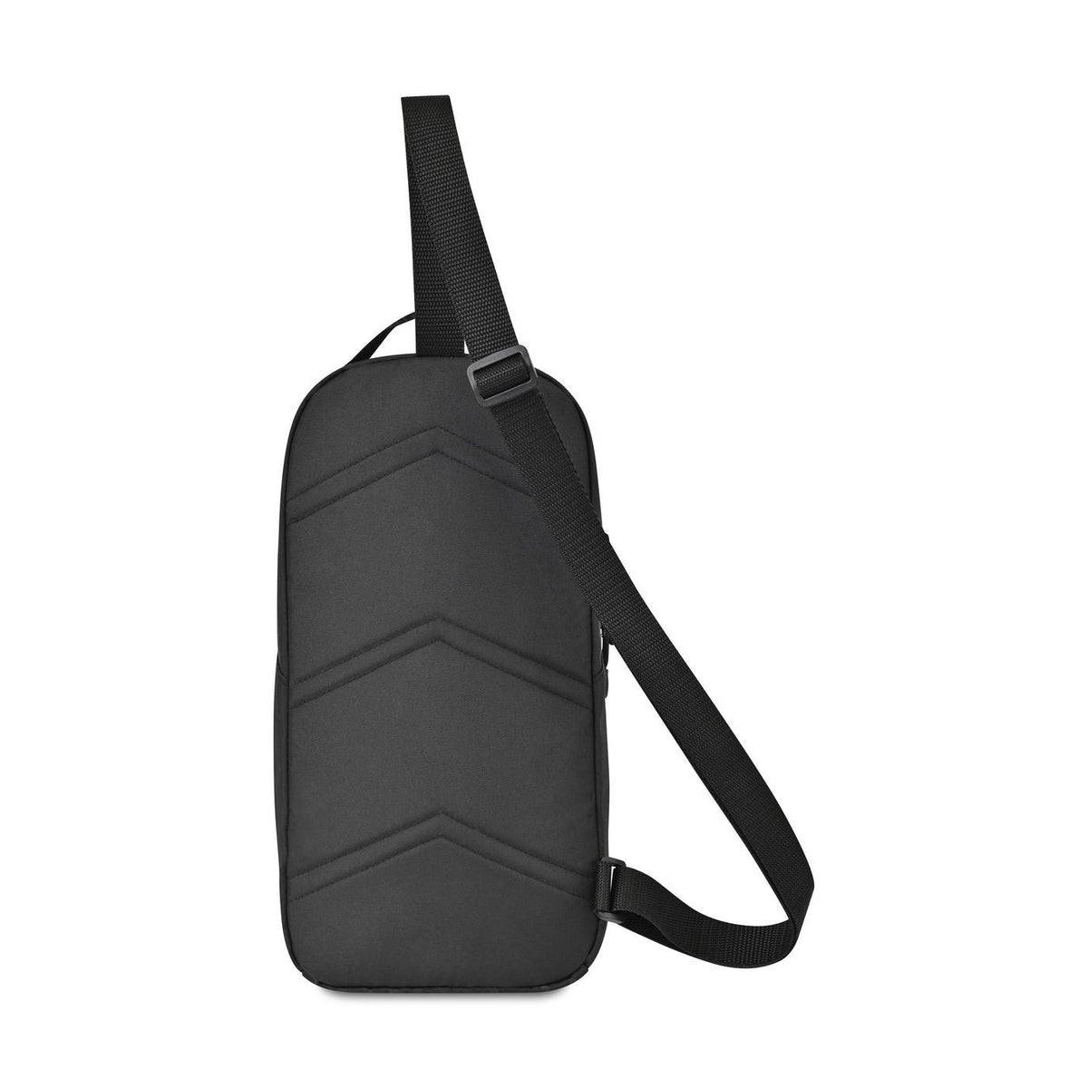 Apex Recycled Sling Bag with Webbing Loop Transfer - Black - View 3