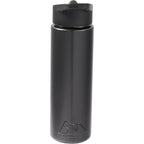 Arctic Zone Metalike Straw Bottle in Tritan Renew, 28 oz Full Color - Black - Back