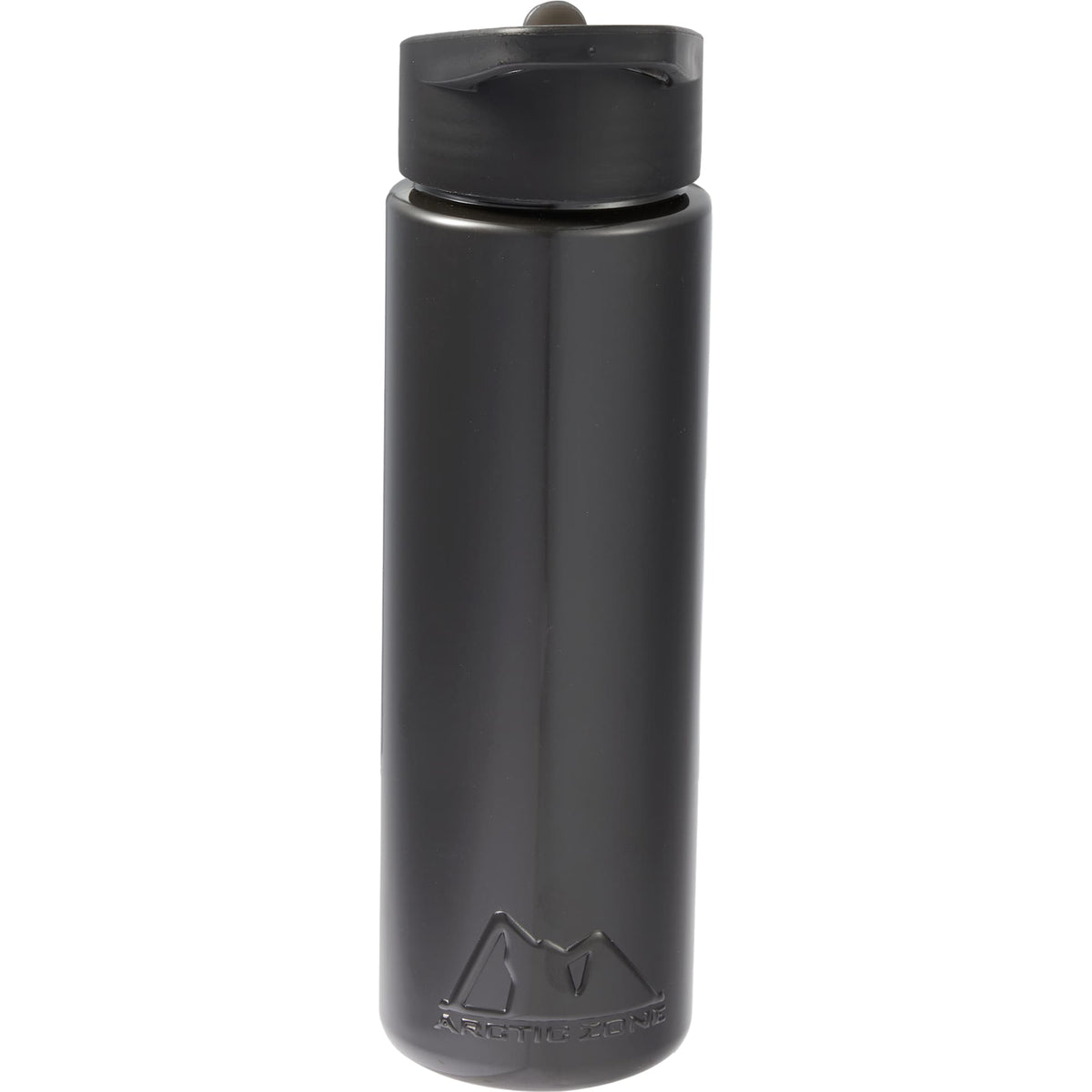 Arctic Zone Metalike Straw Bottle in Tritan Renew, 28 oz Full Color - Black - Back
