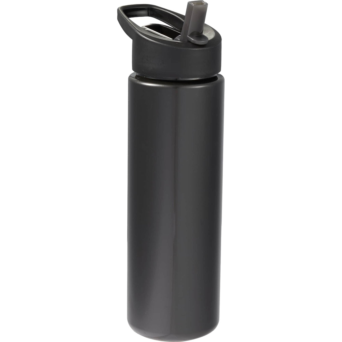 Arctic Zone Metalike Straw Bottle in Tritan Renew, 28 oz Full Color - Black - Right Angle