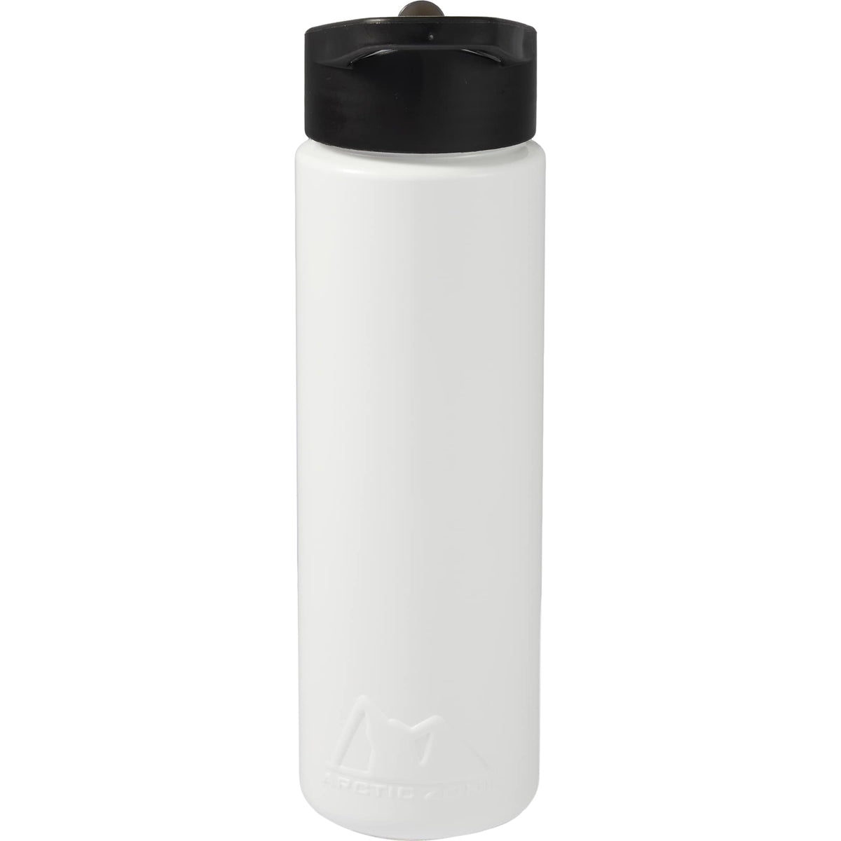 Arctic Zone Metalike Straw Bottle in Tritan Renew, 28 oz Full Color - White - Back
