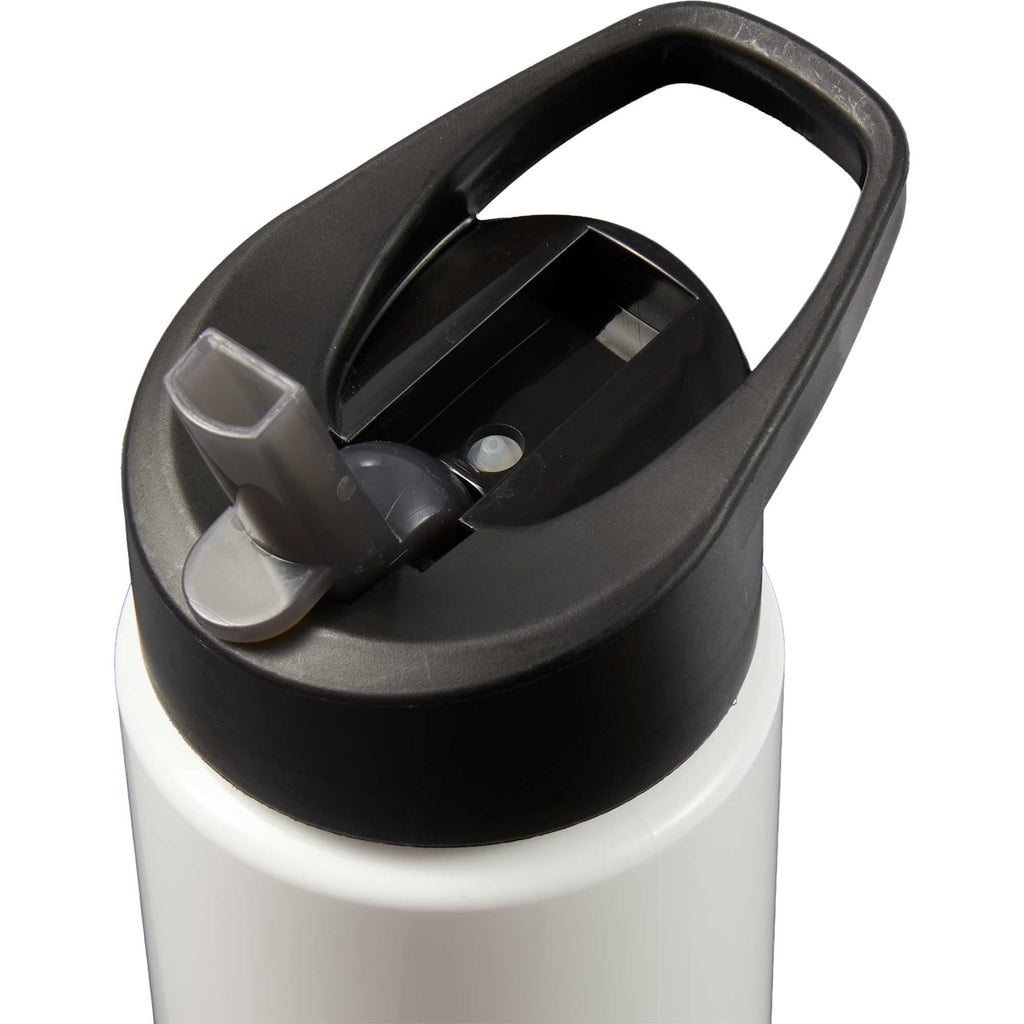 Arctic Zone Metalike Straw Bottle in Tritan Renew, 28 oz Full Color - White - Detail