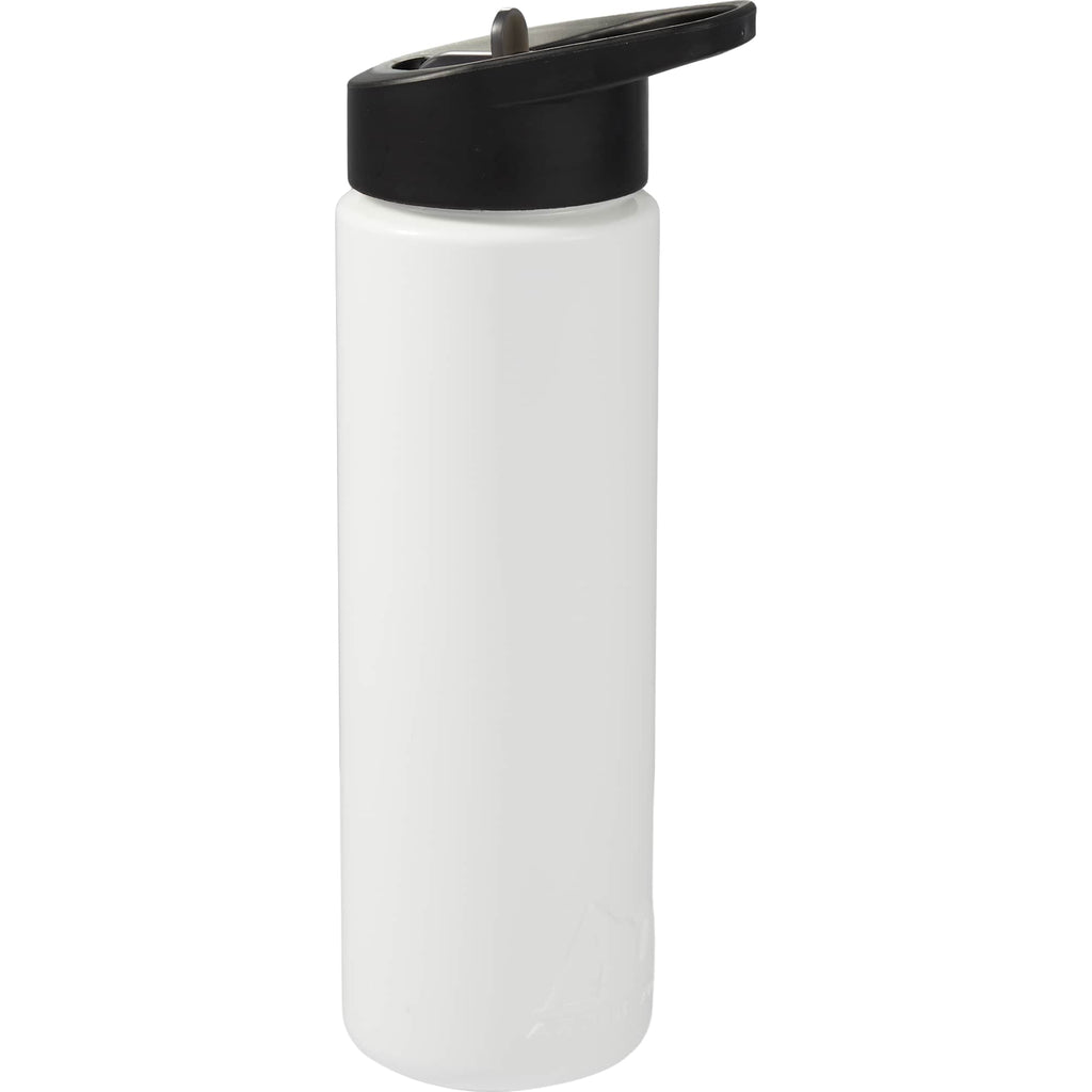 Arctic Zone Metalike Straw Bottle in Tritan Renew, 28 oz Full Color - White - Right Angle 2