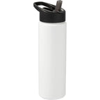 Arctic Zone Metalike Straw Bottle in Tritan Renew, 28 oz Full Color - White - Right Angle
