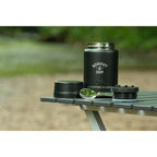 Arctic Zone Titan Copper Insulated Food Jar with Folding Spoon Full Color - Black - Front 3