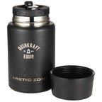 Arctic Zone Titan Copper Insulated Food Jar with Folding Spoon Full Color - Black - Front 4