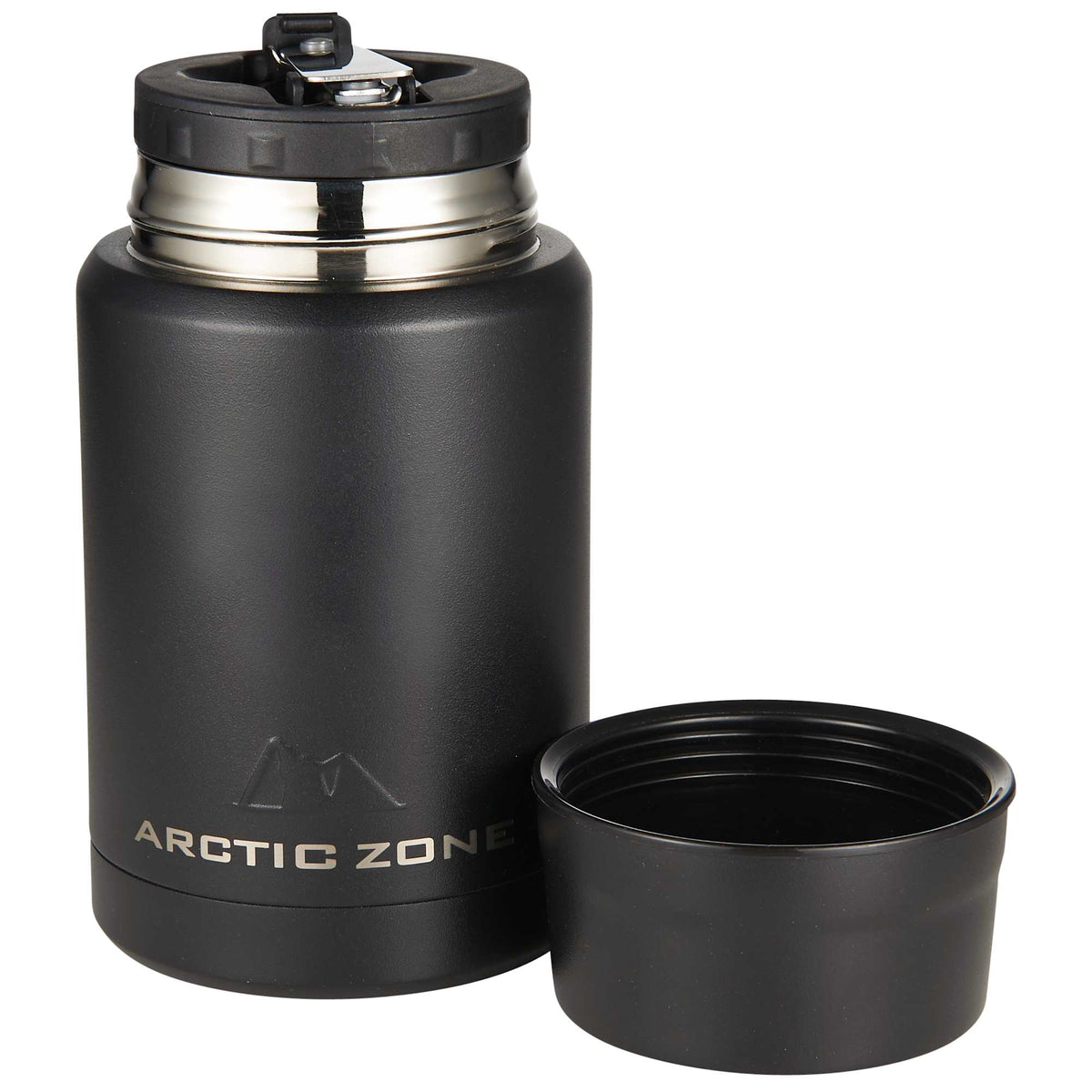 Arctic Zone Titan Copper Insulated Food Jar with Folding Spoon Full Color - Black - Photo