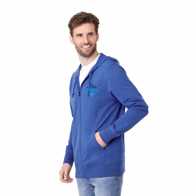 Argus Eco Fleece Full Zip Hoodie for Men Embroidery