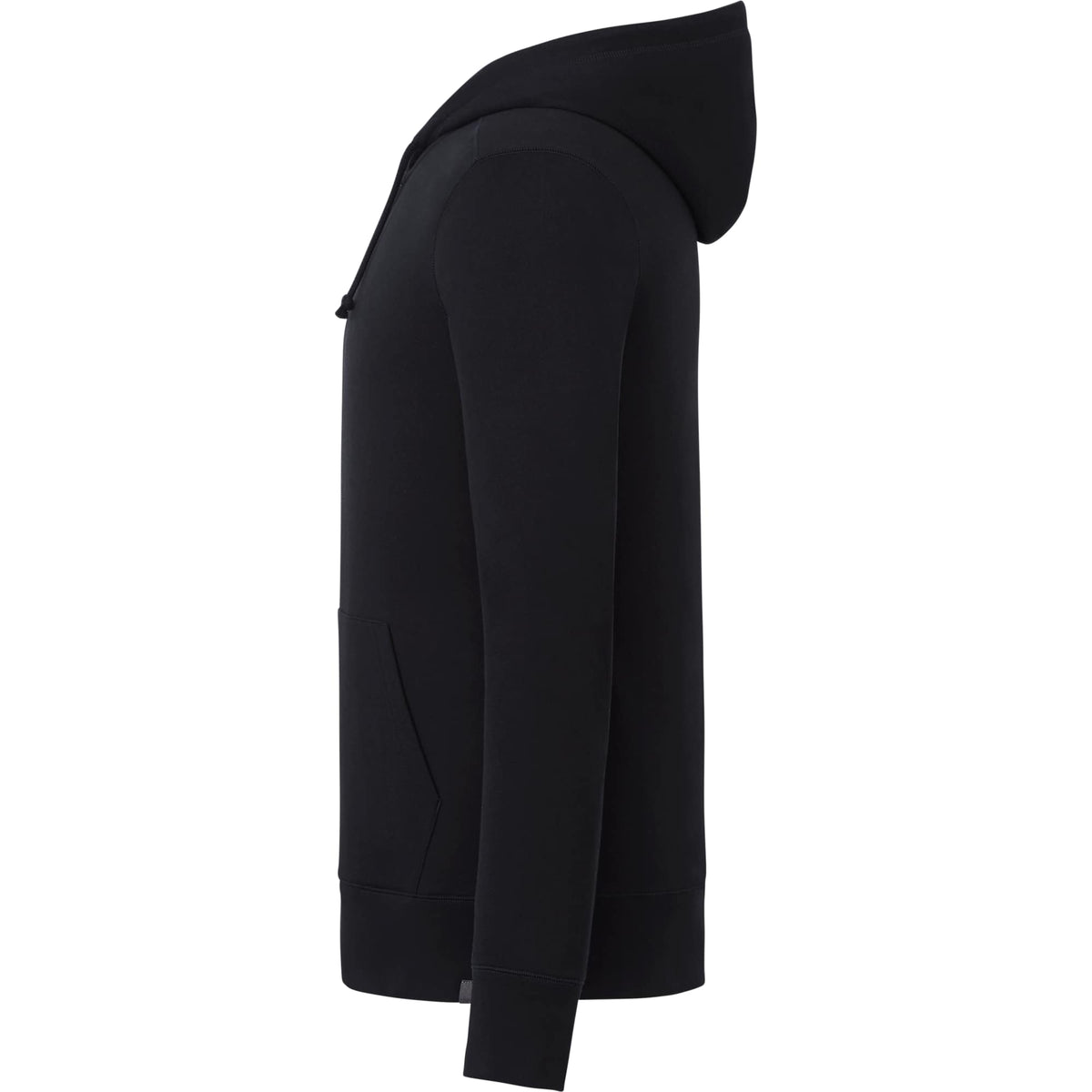 Argus Eco Fleece Full Zip Hoodie for Men Transfer - Black - Left Side