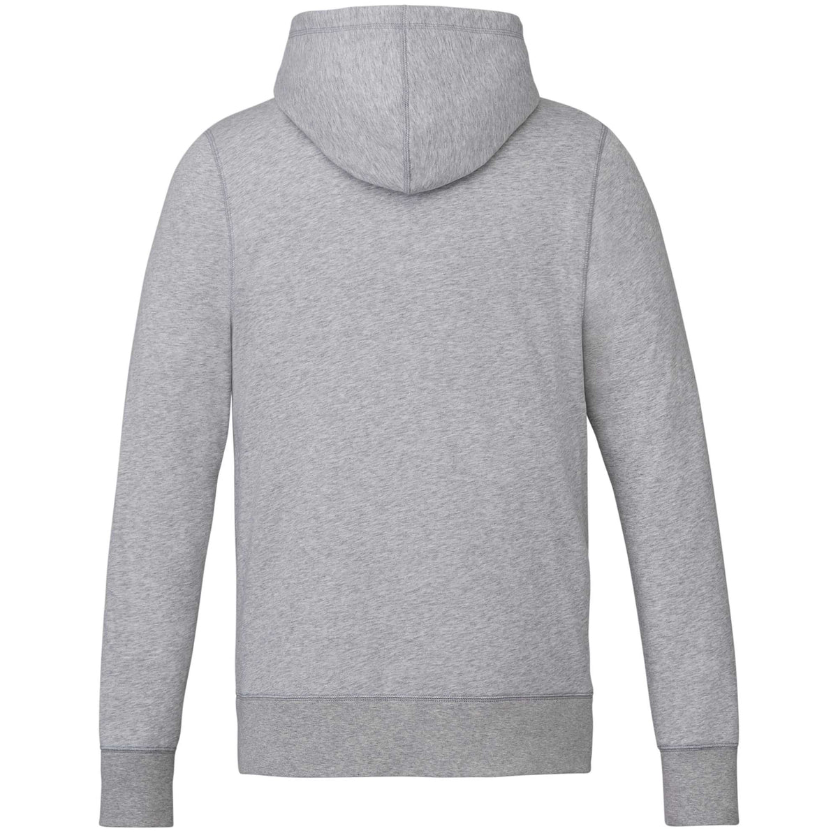 Argus Eco Fleece Full Zip Hoodie for Men Transfer - Heather Grey - Back