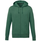 Argus Eco Fleece Full Zip Hoodie for Men Transfer - Juniper Heather - Front