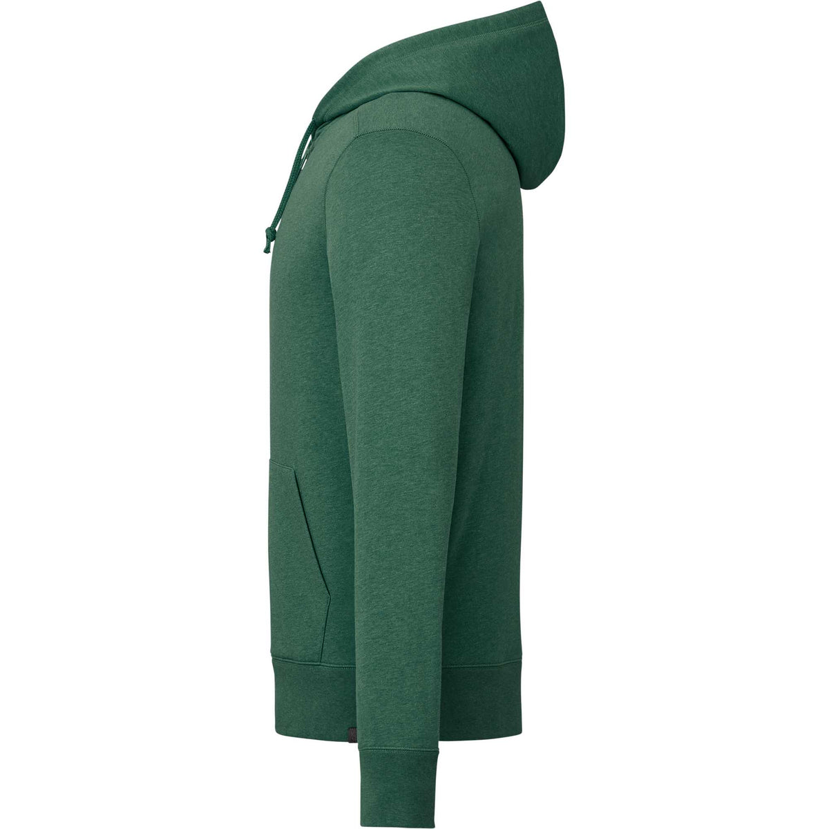 Argus Eco Fleece Full Zip Hoodie for Men Transfer - Juniper Heather - Left Side