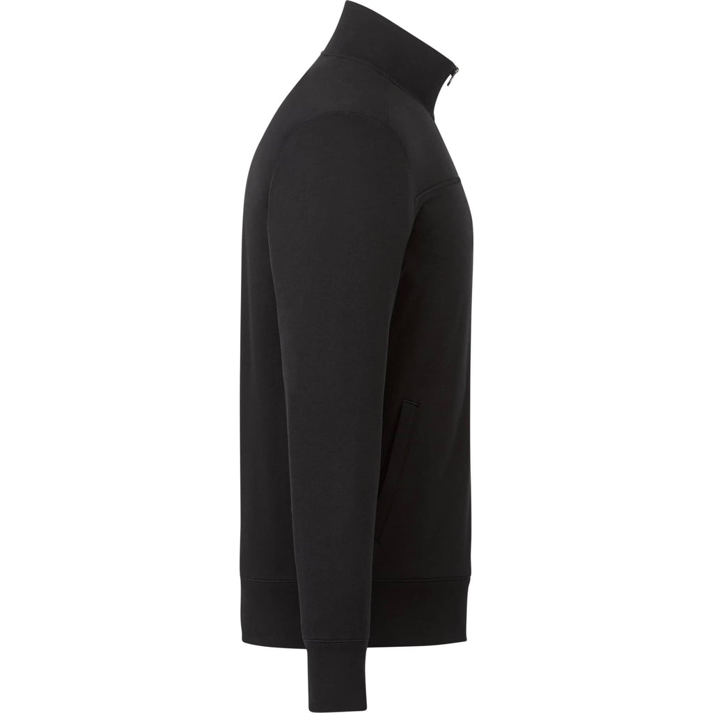 Argus Eco Fleece Full Zip Jacket for Men Embroidery - Black - Right Side