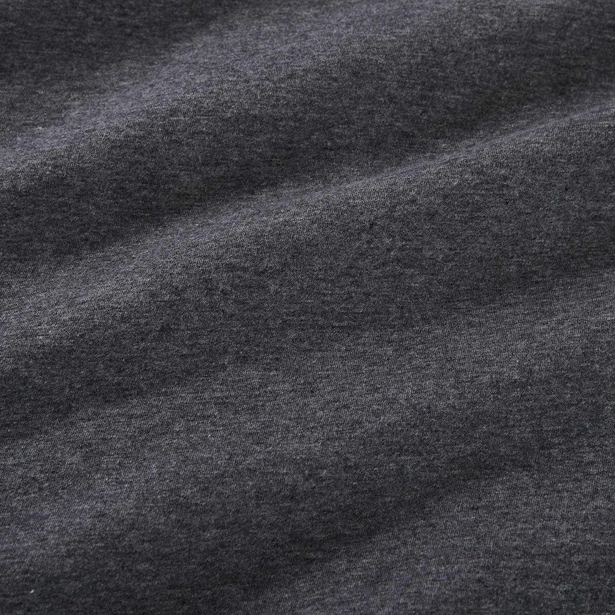 Argus Eco Fleece Full Zip Jacket for Men Embroidery - Heather Dark Charcoal - Texture Detail