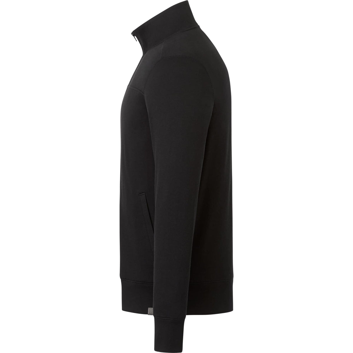 Argus Eco Fleece Full Zip Jacket for Men Transfer - Black - Left Side