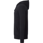 Argus Eco Fleece Pullover Hoodie for Men Embroidery - Black - Left Side