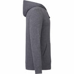 Argus Eco Fleece Pullover Hoodie for Men Embroidery - Heather Dark Charcoal - Right Side