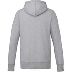 Argus Eco Fleece Pullover Hoodie for Men Embroidery - Heather Grey - Back