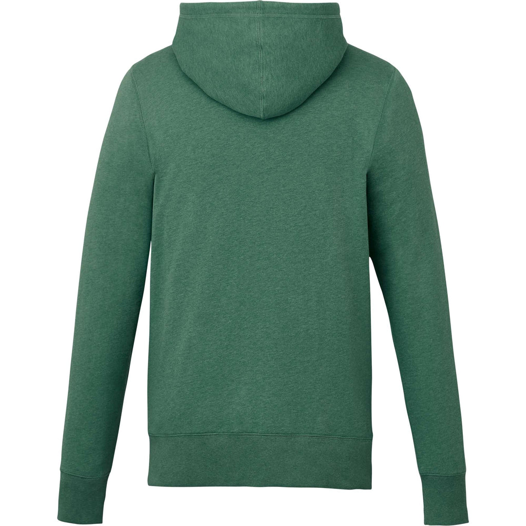 Argus Eco Fleece Pullover Hoodie for Men Embroidery - Juniper Heather - Back