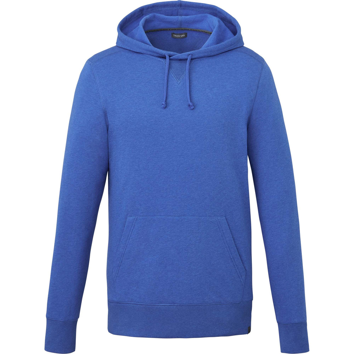 Argus Eco Fleece Pullover Hoodie for Men Embroidery - New Royal Heather - Front