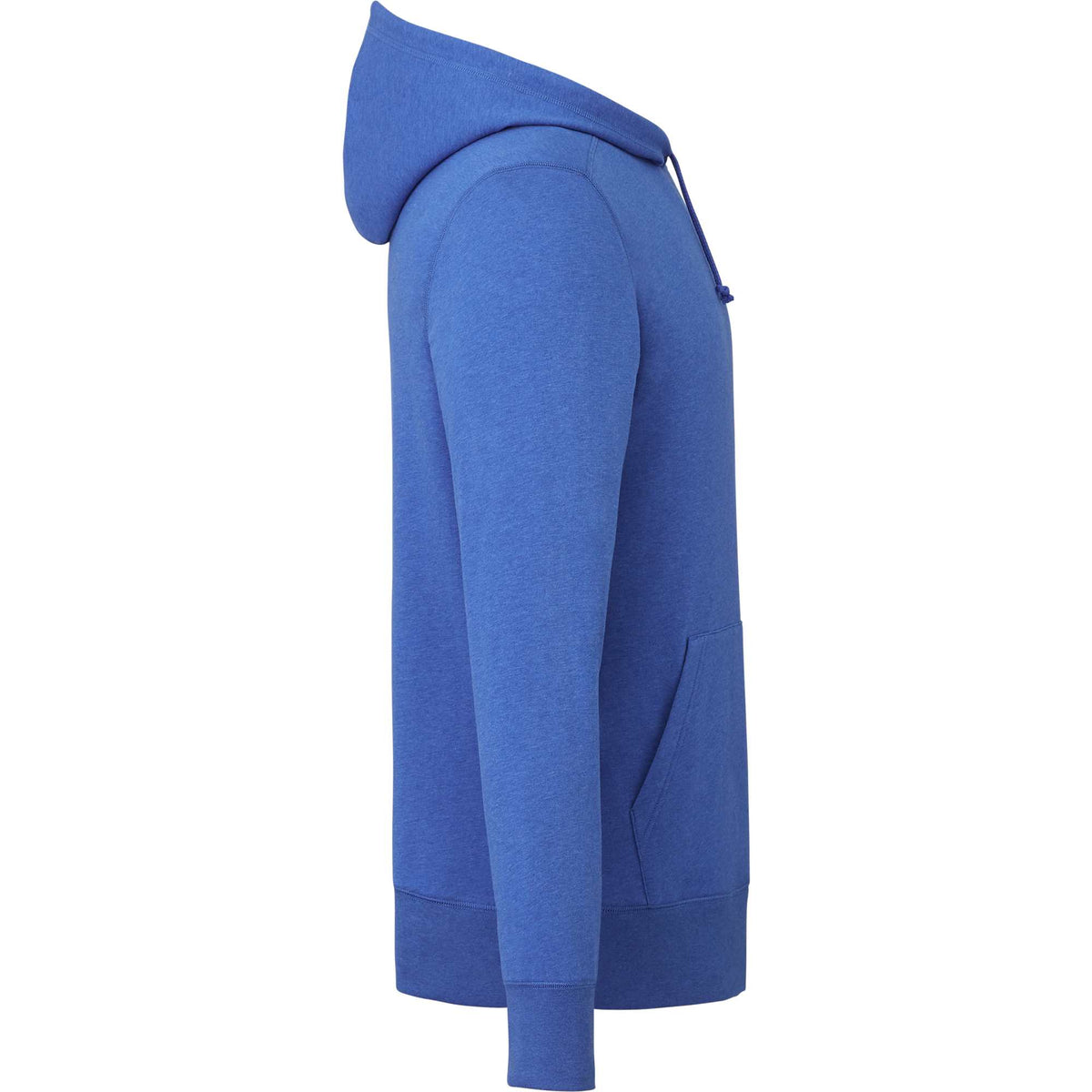 Argus Eco Fleece Pullover Hoodie for Men Embroidery - New Royal Heather - Right Side