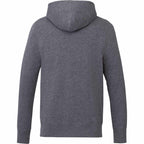 Argus Eco Fleece Pullover Hoodie for Men Transfer - Heather Dark Charcoal - Back