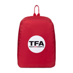 Arlo Recycled Backpack with Key Leash Embroidery - Red - View 1