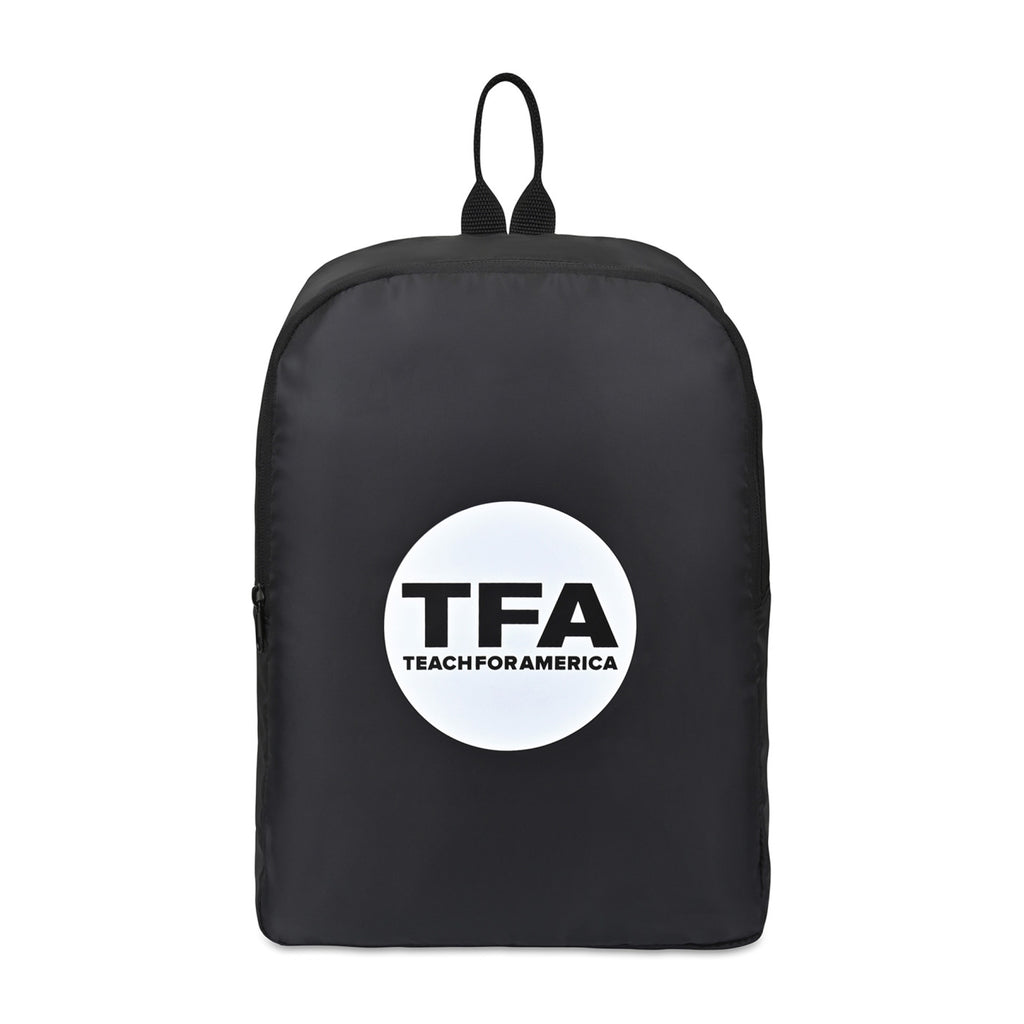 Arlo Recycled Backpack with Key Leash Transfer - Black - View 1