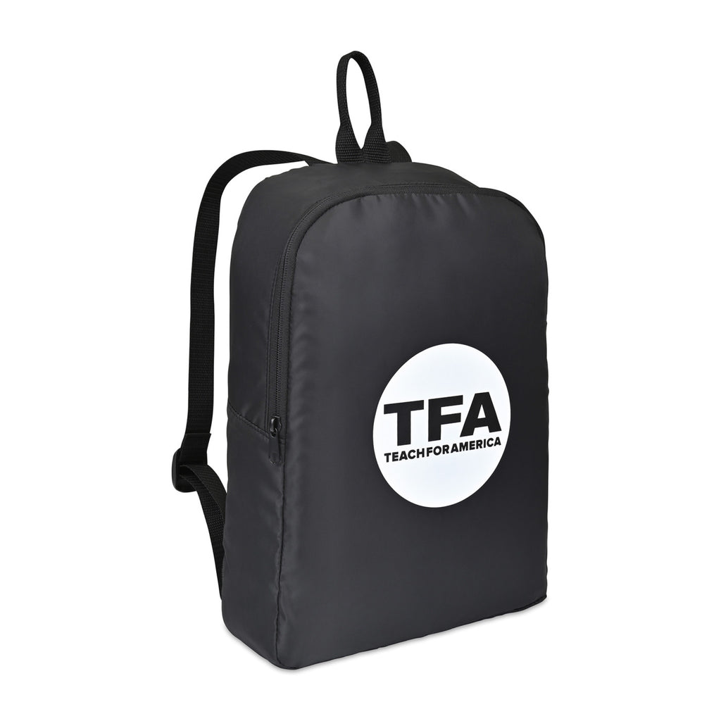 Arlo Recycled Backpack with Key Leash Transfer - Black - View 2