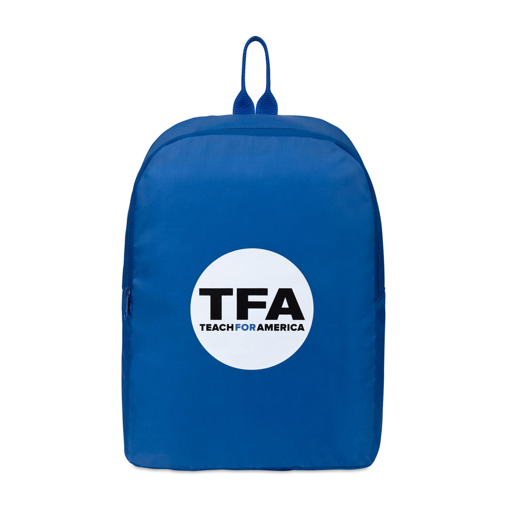 Arlo Recycled Backpack with Key Leash Transfer - Royal Blue - View 1