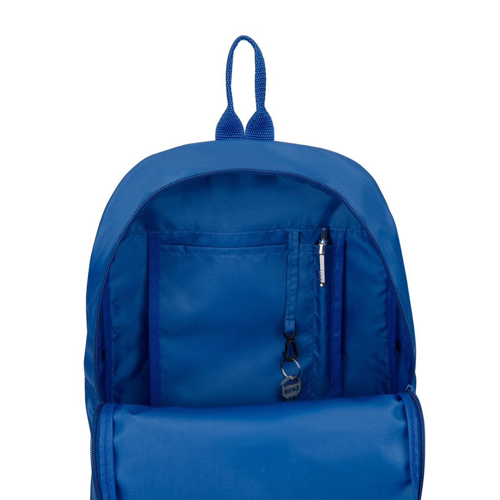 Arlo Recycled Backpack with Key Leash Transfer - Royal Blue - View 3