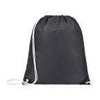Arlo Recycled Drawstring Backpack Transfer - Black - View 3