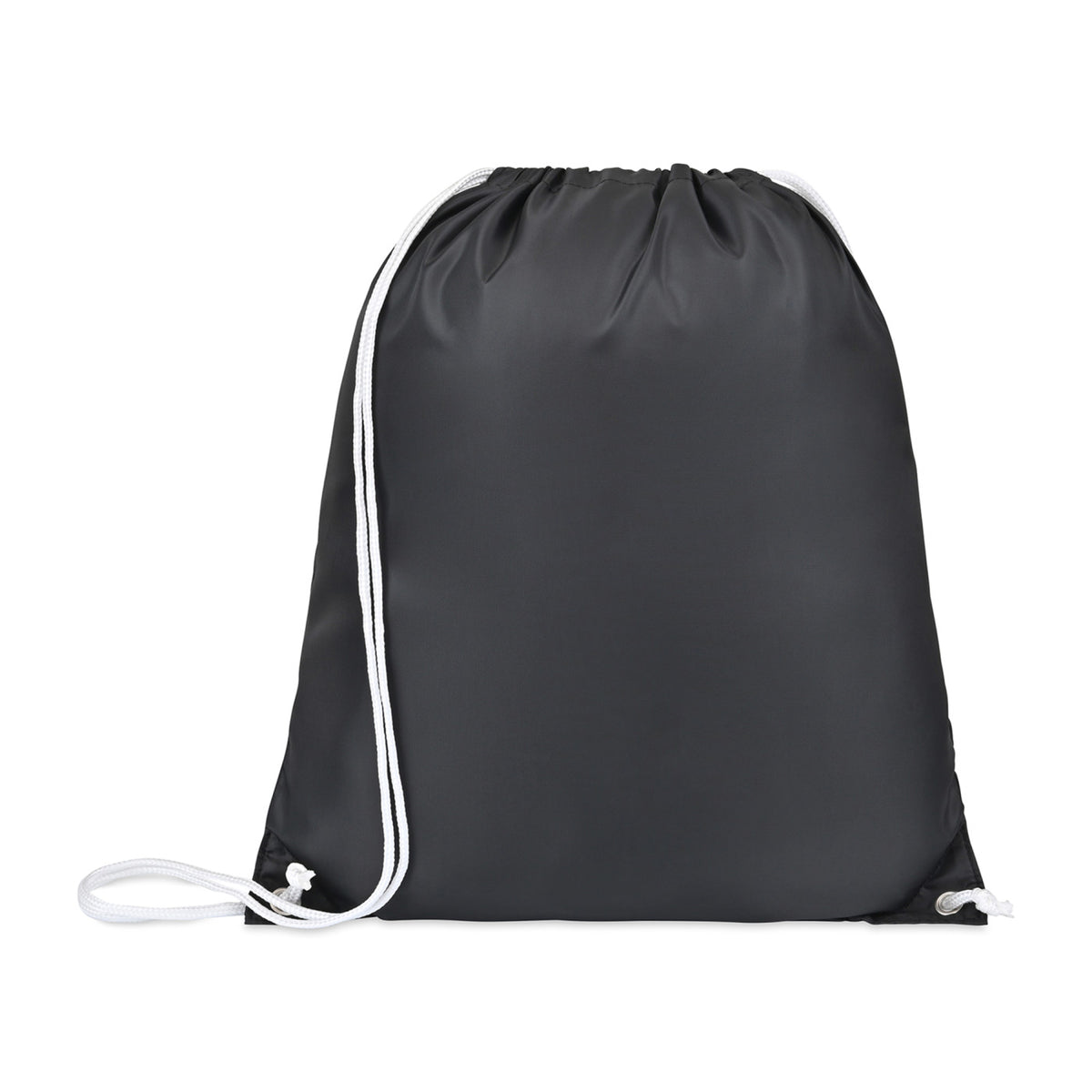Arlo Recycled Drawstring Backpack Transfer - Black - View 3