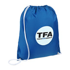 Arlo Recycled Drawstring Backpack Transfer - Royal Blue - View 2