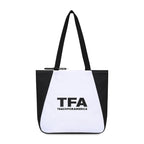 Arlo Recycled Tote Bag with Pen Loop Embroidery - Black - View 1