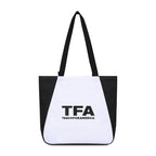 Arlo Recycled Tote Bag with Pen Loop Embroidery - Black - View 2