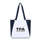 Arlo Recycled Tote Bag with Pen Loop Embroidery - Navy - View 2