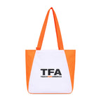 Arlo Recycled Tote Bag with Pen Loop Embroidery - Orange - View 2