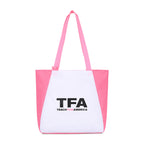 Arlo Recycled Tote Bag with Pen Loop Embroidery - Pink - View 2