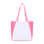 Arlo Recycled Tote Bag with Pen Loop Embroidery - Pink - View 5